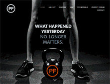 Tablet Screenshot of perfectform.ca